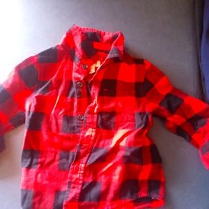 Red plaid shirt